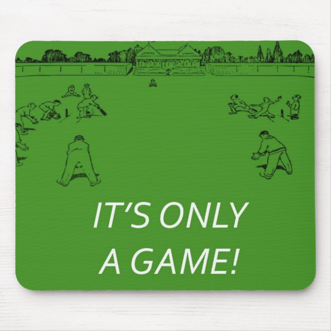 Sein nur ein Spiel Mousepad (Vorne)