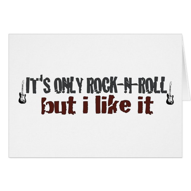 Sein nur Rock-and-Roll (Vorderseite (Horizontal))