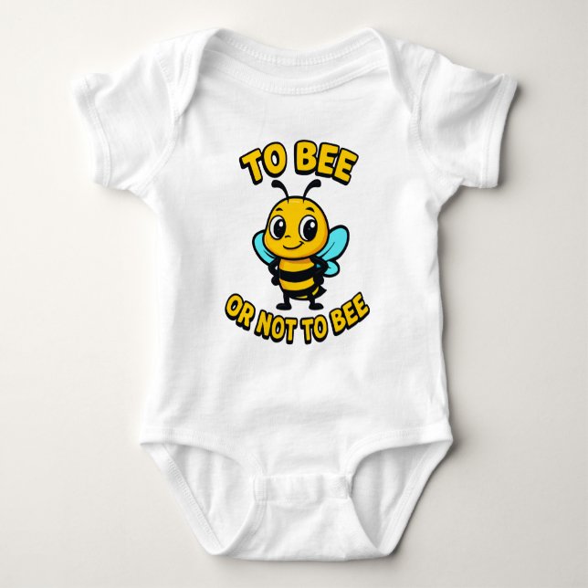 Sein oder nicht sein baby strampler (Vorderseite)