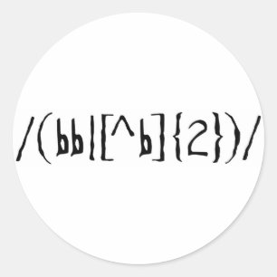 sein oder nicht sein runder aufkleber