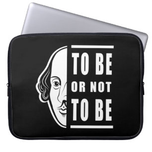 Sein Oder Nicht Sein Shakespeare Zitat Schauspiele Laptopschutzhülle