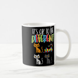 Sein Ok, ein anderes Cat Puzzle Niedlich Autismus  Kaffeetasse
