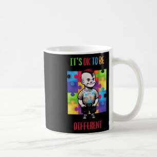 Sein Ok, ein anderes Ok Autismus Bewusstsein. Kaffeetasse