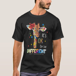 Sein Ok, eine andere Akzeptanz des Autismus zu sei T-Shirt