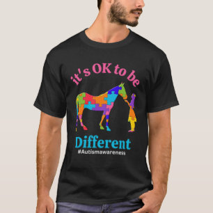 Sein Ok, eine andere Akzeptanz des Autismus zu sei T-Shirt
