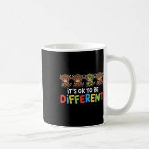 Sein Ok, eine andere Kuh Heifer Autismus Bewusstse Kaffeetasse