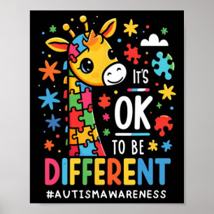 Sein Ok zu sein, andere Autismus Bewusstsein Niedl Poster