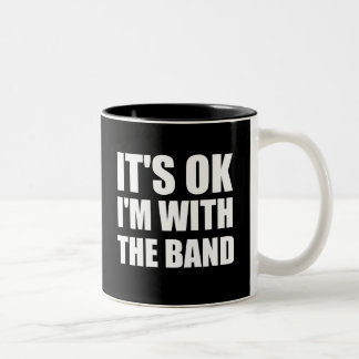Sein okayIm mit dem Band Zweifarbige Tasse