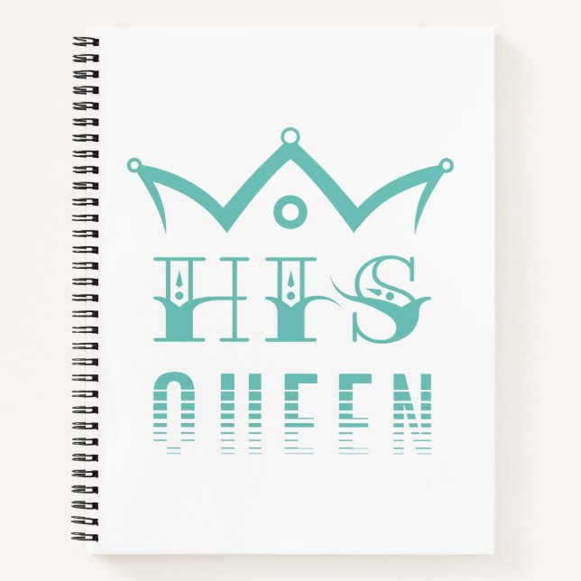 Sein Queen Spiral Notebook Notizbuch (Vorderseite)
