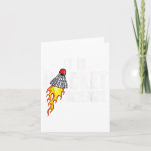 Sein Racket Science Graphic Badminton Player Shutt Karte