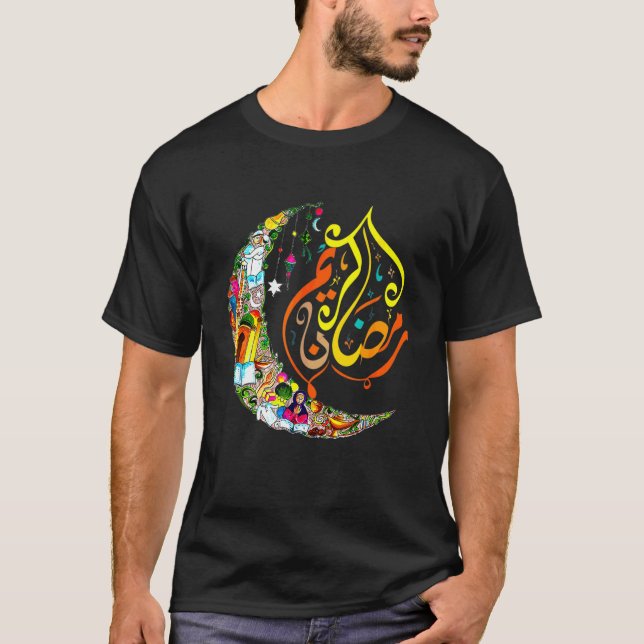 Sein Ramadan-Muslim Eid Mubarak islamisches Glück  T-Shirt (Vorderseite)