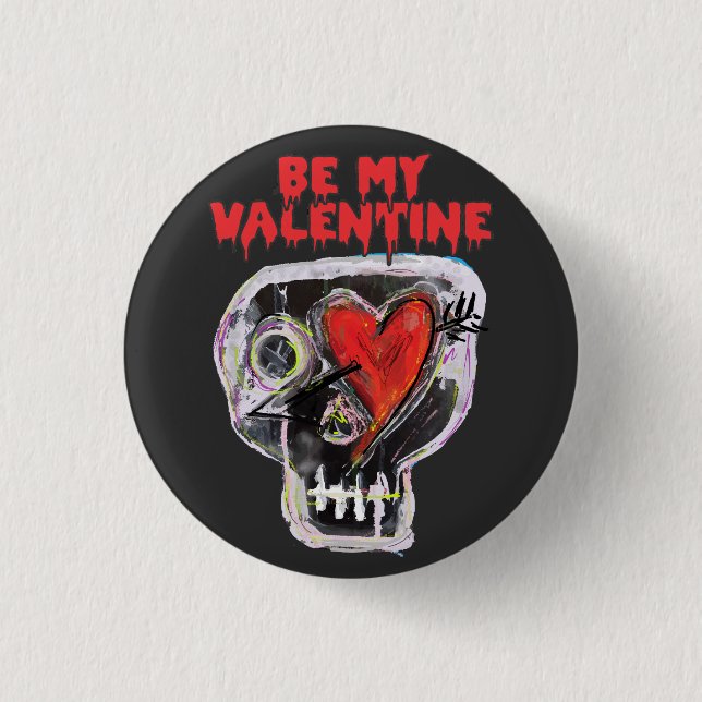 SEIN SIE MEIN VALENTINE BUTTON (Vorderseite)