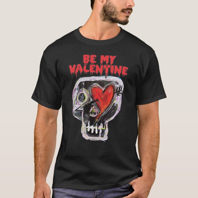 SEIN SIE MEIN VALENTINE Dunkle Shirts (Vorderseite)