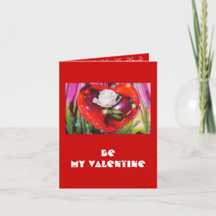 SEIN SIE MEINE VALENTINE-Karte Feiertagskarte