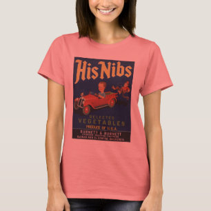 Sein Spitzen-Gemüse T-Shirt