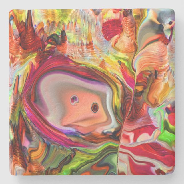 Sein Steinuntersetzer (Vorderseite)