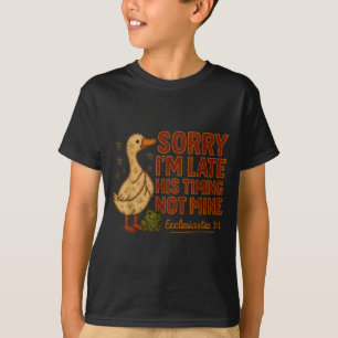 Sein Timing Nicht Meins Enten Frosch Vers Lustige  T-Shirt