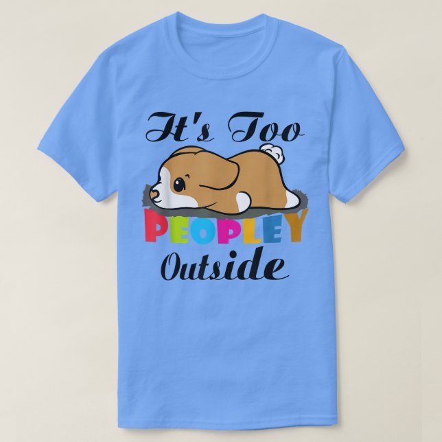 Sein Toyota OutsideCorgi Hund Schlafen für Intr T-Shirt (Design vorne)