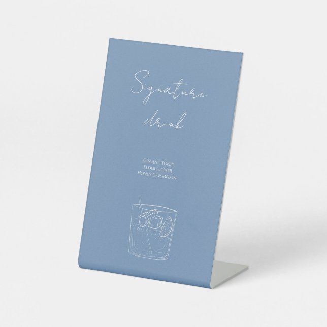 Sein und ihr Bar Sign Sockelschild (Vorderseite)