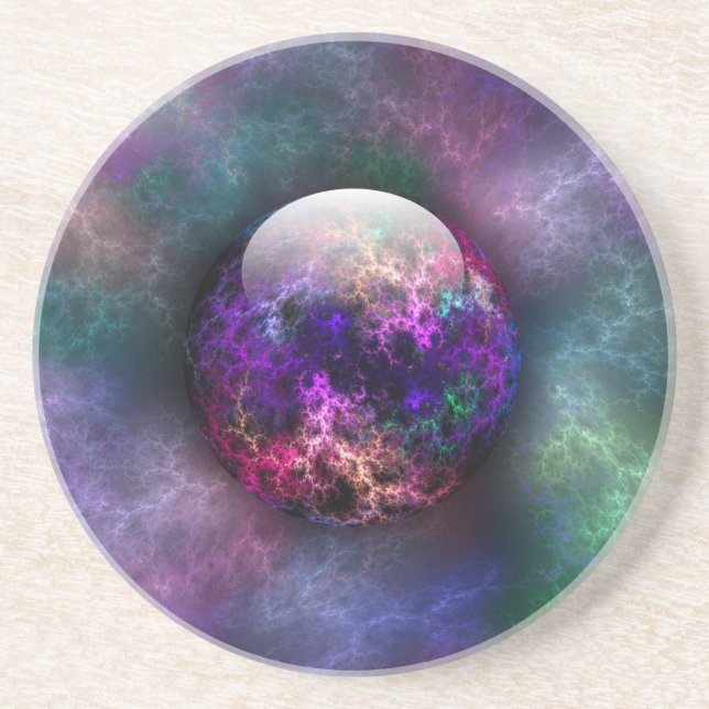 Sein Untersetzer aus hellen Materialien (Vorne)