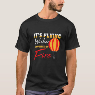 Sein vom Heißluftballo angetriebener Fliegenwicker T-Shirt