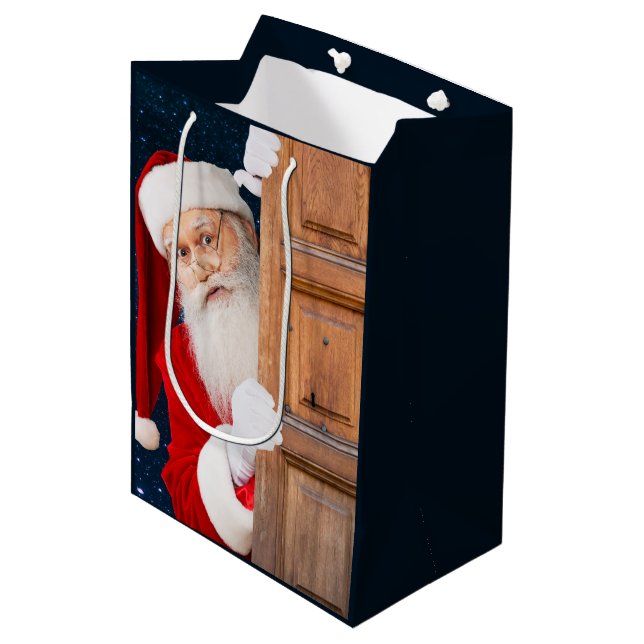 Sein Weihnachtsname Mittlere Geschenktüte (Vorderseite Schrägansicht)