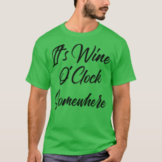 Sein Weinangebot Irgendwo Funny Wine Lover Zitat T-Shirt