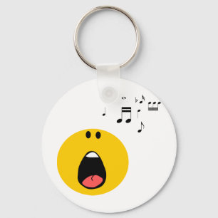 sein wenig Herz heraus singen Schlüsselanhänger