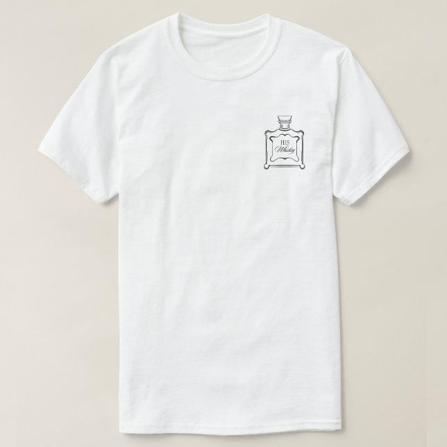 Sein Whiskey, Niedlich, BESTE FREUNDIN, Match T-Shirt (Design vorne)