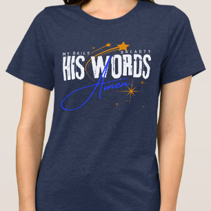 Sein Wort Mein Tägliches Brot Jesus Christus Gott Tri-Blend Shirt