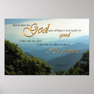 Sein Zweck-Plakat Poster