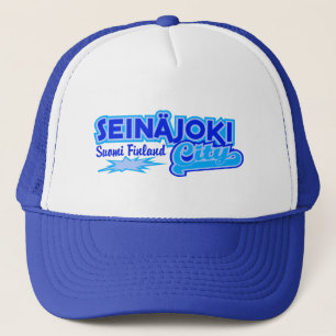 Seinäjoki City hat - blau Truckerkappe