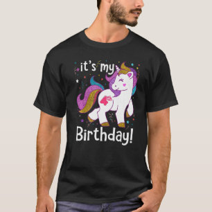 Seine 4. GeburtstagsPrinzessin Unicorn 4 Jahre alt T-Shirt