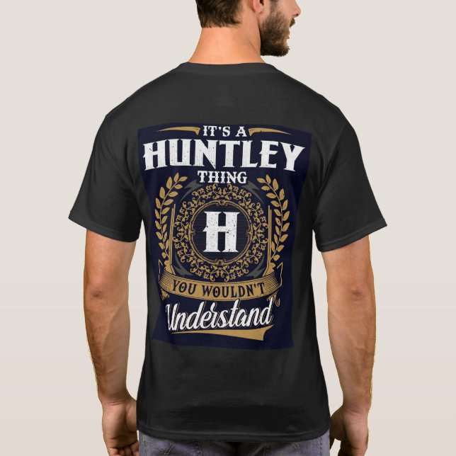 Seine a Huntley-Sache T-Shirt (Rückseite)