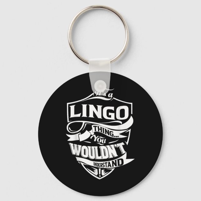 Seine A-Lingo-Geschenke Schlüsselanhänger (Vorderseite)