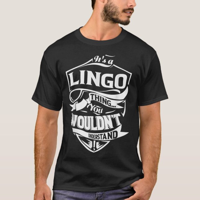 Seine A-Lingo-Geschenke T-Shirt (Vorderseite)