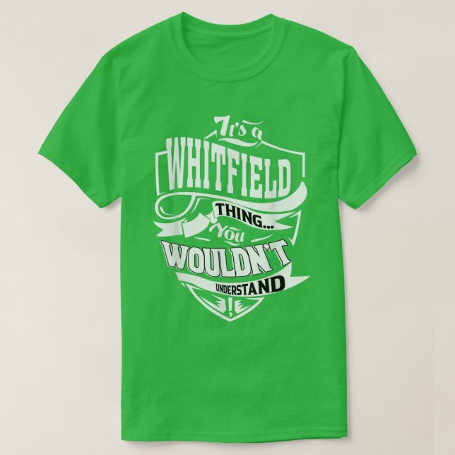 Seine a WHITFIELD-Geschenke T-Shirt (Design vorne)