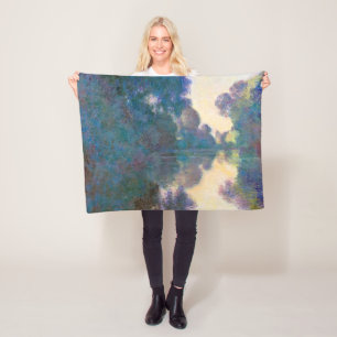 Seine-Abteilung in der Nähe von Giverny, Monet Fleecedecke