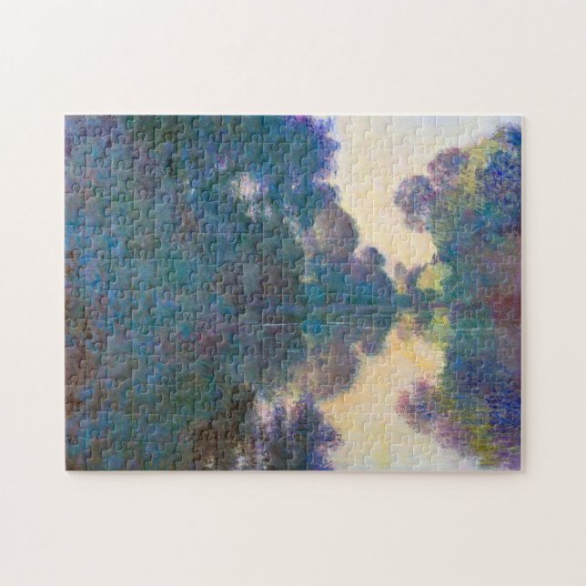 Seine-Abteilung in der Nähe von Giverny, Monet Puzzle (Horizontal)