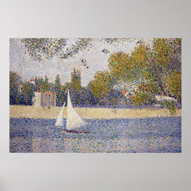 Seine am Grande Jatte (Bootstudie) Poster (Vorne)