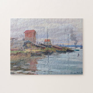 Seine am Petit-Gennevilliers Monet Fine Art Puzzle