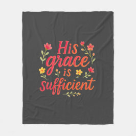 Seine Anmut reicht aus Fleecedecke