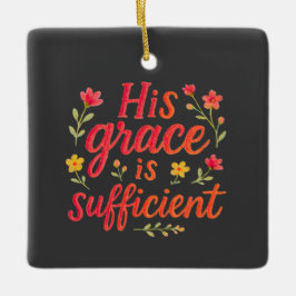 Seine Anmut reicht aus Keramikornament