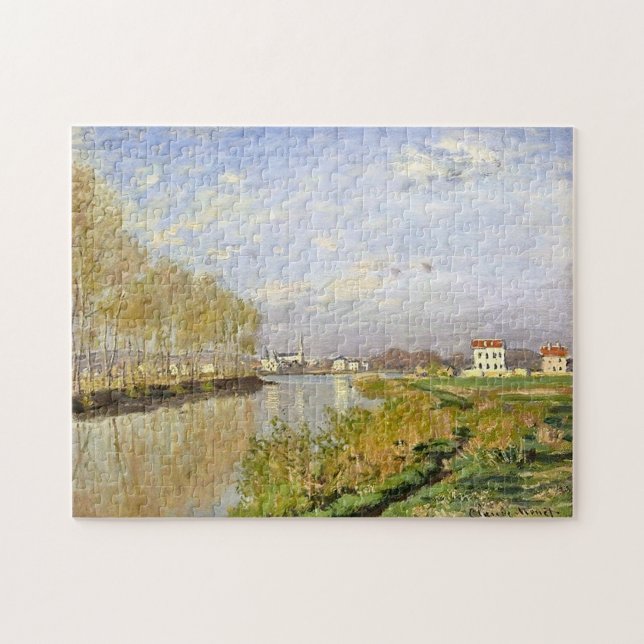 Seine Argenteuil Monet Kunstvoll wandern Puzzle (Horizontal)