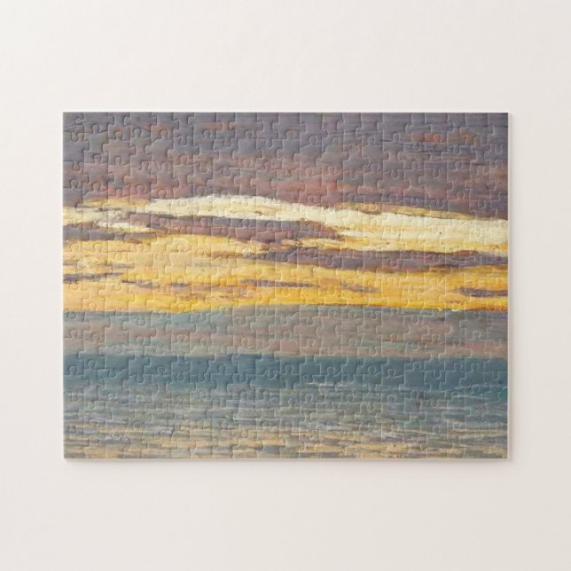 Seine Aussicht auf das Sunset Monet Frische Pasta  Puzzle (Horizontal)
