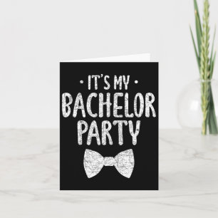 Seine Bachelor Party Hochzeit Groom Funny Bachlor Karte