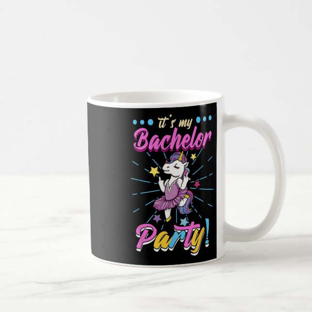 Seine Bachelor Party Kaffeetasse (Rechts)