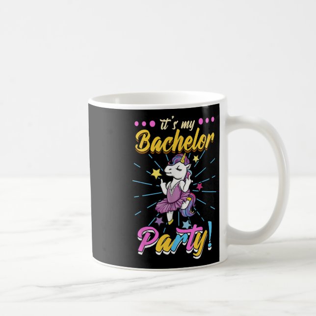 Seine Bachelor Party Kaffeetasse (Rechts)