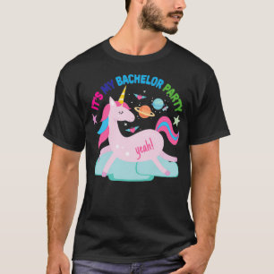 seine Bachelor-Party Niedlich Unicoron 1 T-Shirt