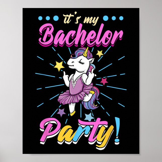 Seine Bachelor Party Poster (Vorne)